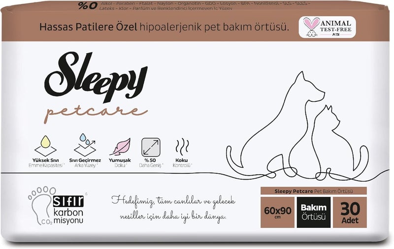 Sleepy بطانية العناية بالحيوانات الأليفة من سليبى بيت كير 60x90 سم 60 عدداً - Image 1